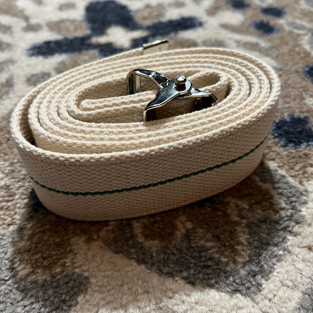Secure 62 Inch Transfer Gait Belt with Metal Buckle and Belt Loop Holder